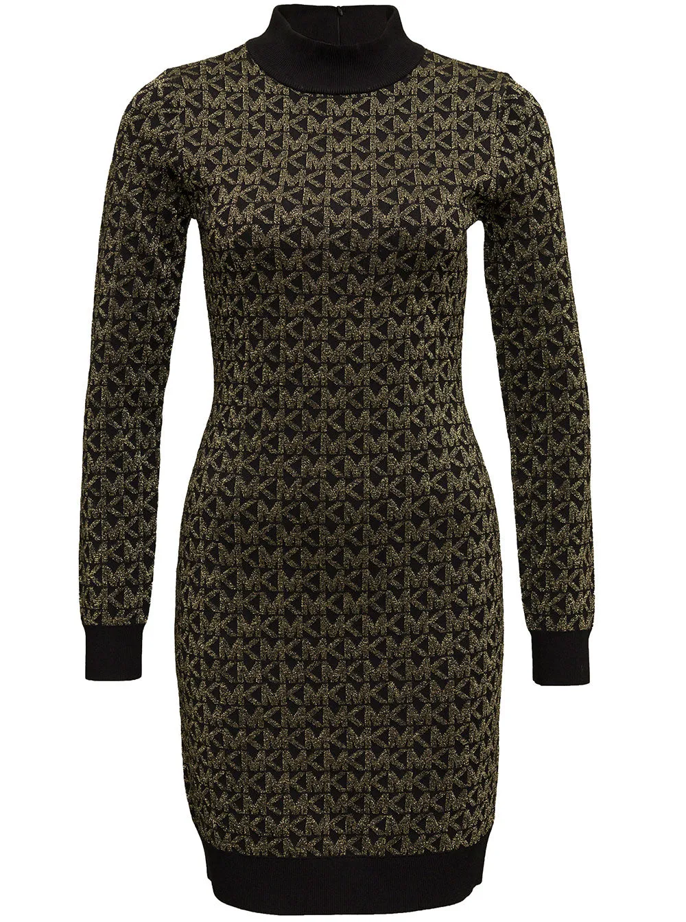 Michael Kors High Neck Knitted Mini Dress