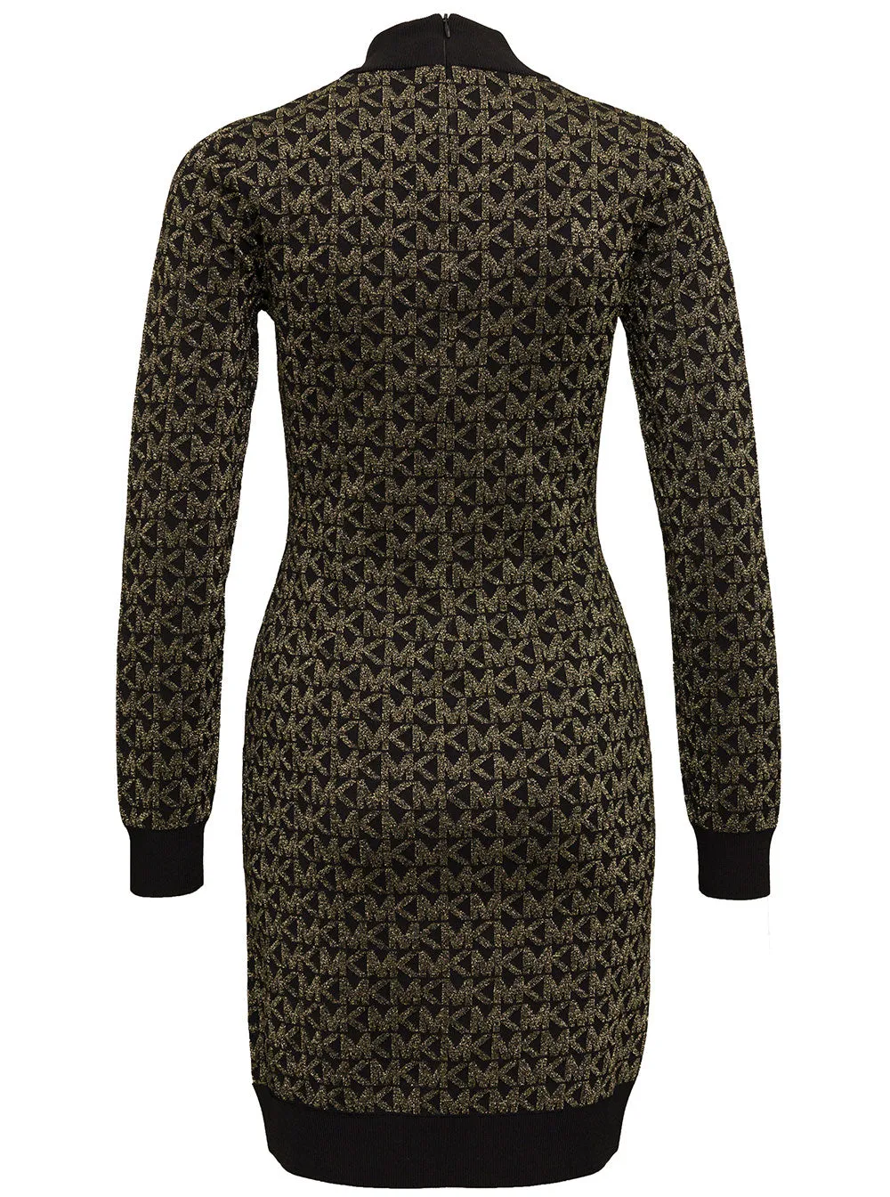 Michael Kors High Neck Knitted Mini Dress