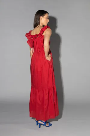 Midsummer Poppy Maxi Tiered  Dress