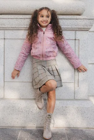 Mini Tasia Jacket in Pink Floral - FINAL SALE