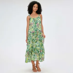 Modena Dress Garden Paisley Mint