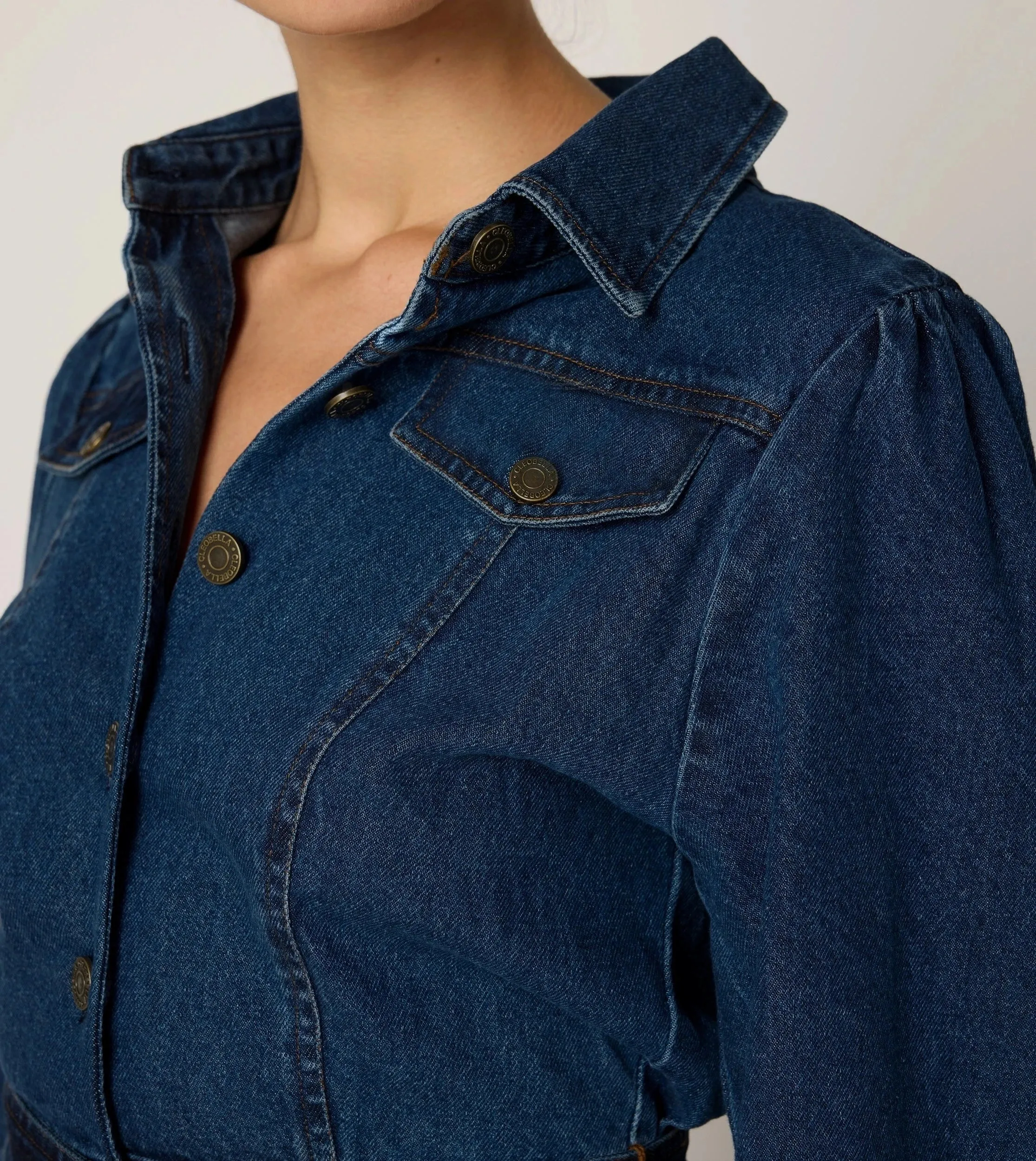 Naya Midi Dress | Denim