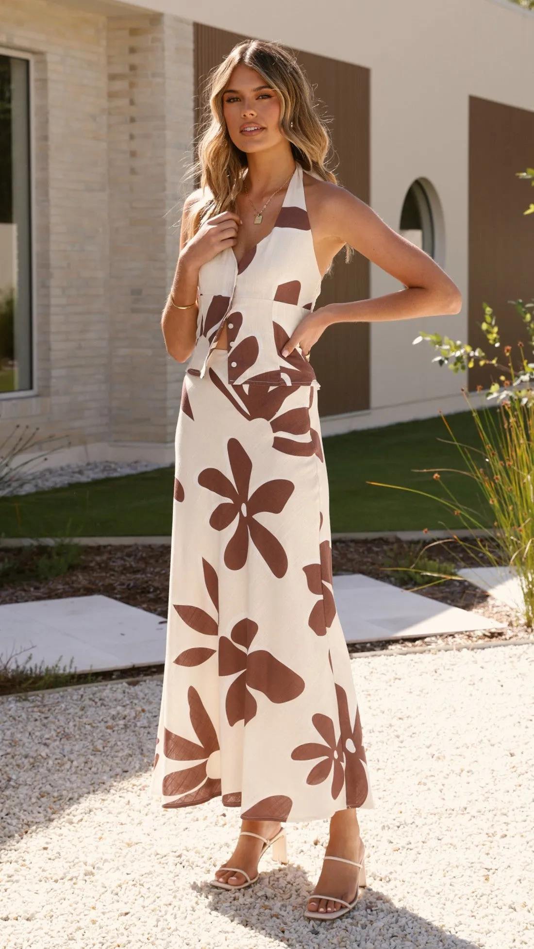 Nicole Maxi Skirt - Belle Femme