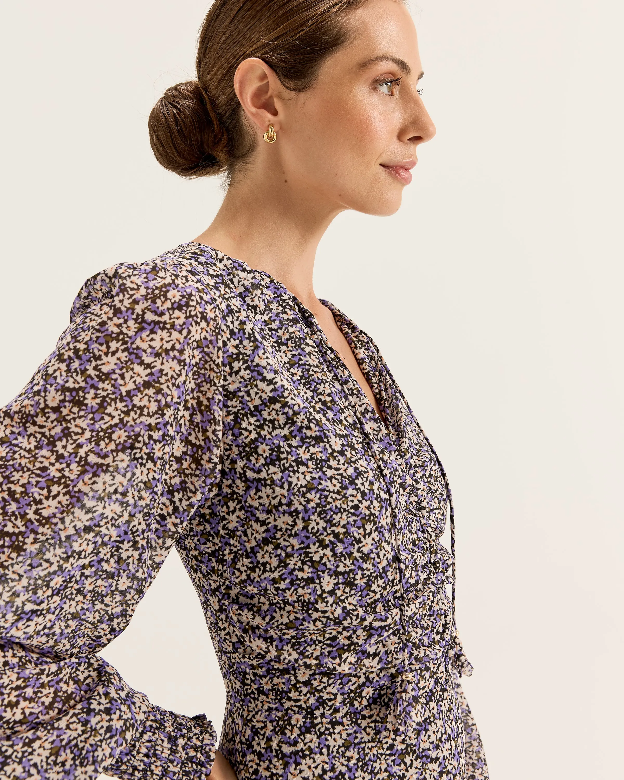 Parisian Bloom Midi Dress