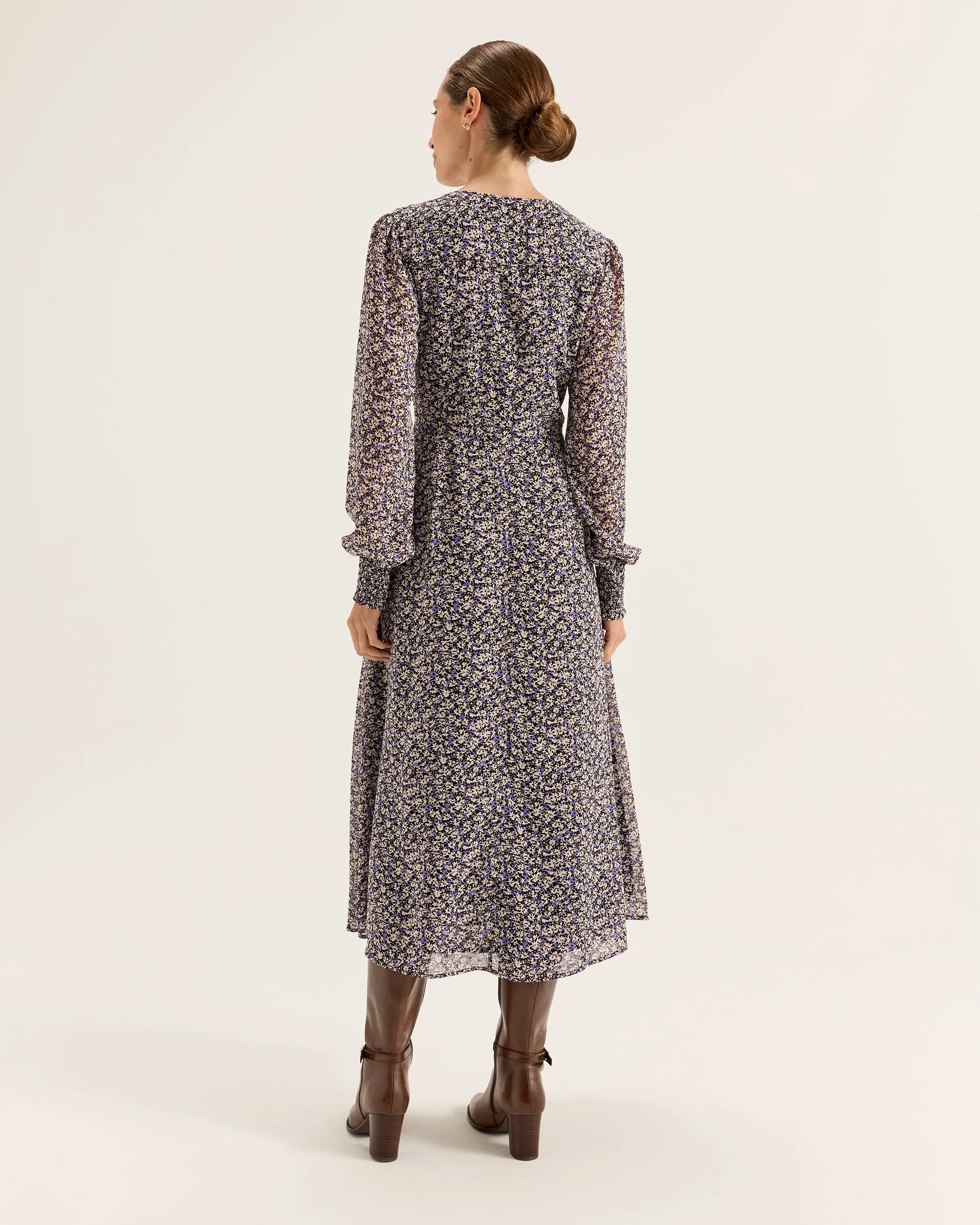 Parisian Bloom Midi Dress