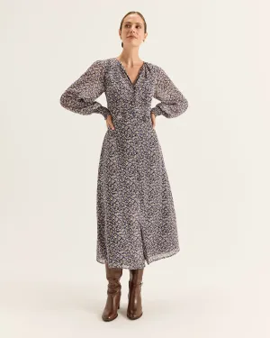 Parisian Bloom Midi Dress