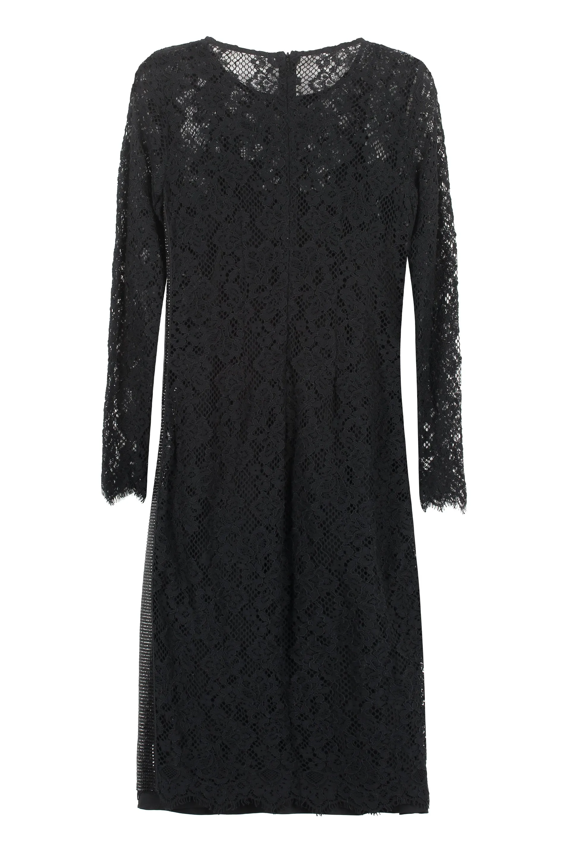 Pinko Lace Long-Sleeved Dress