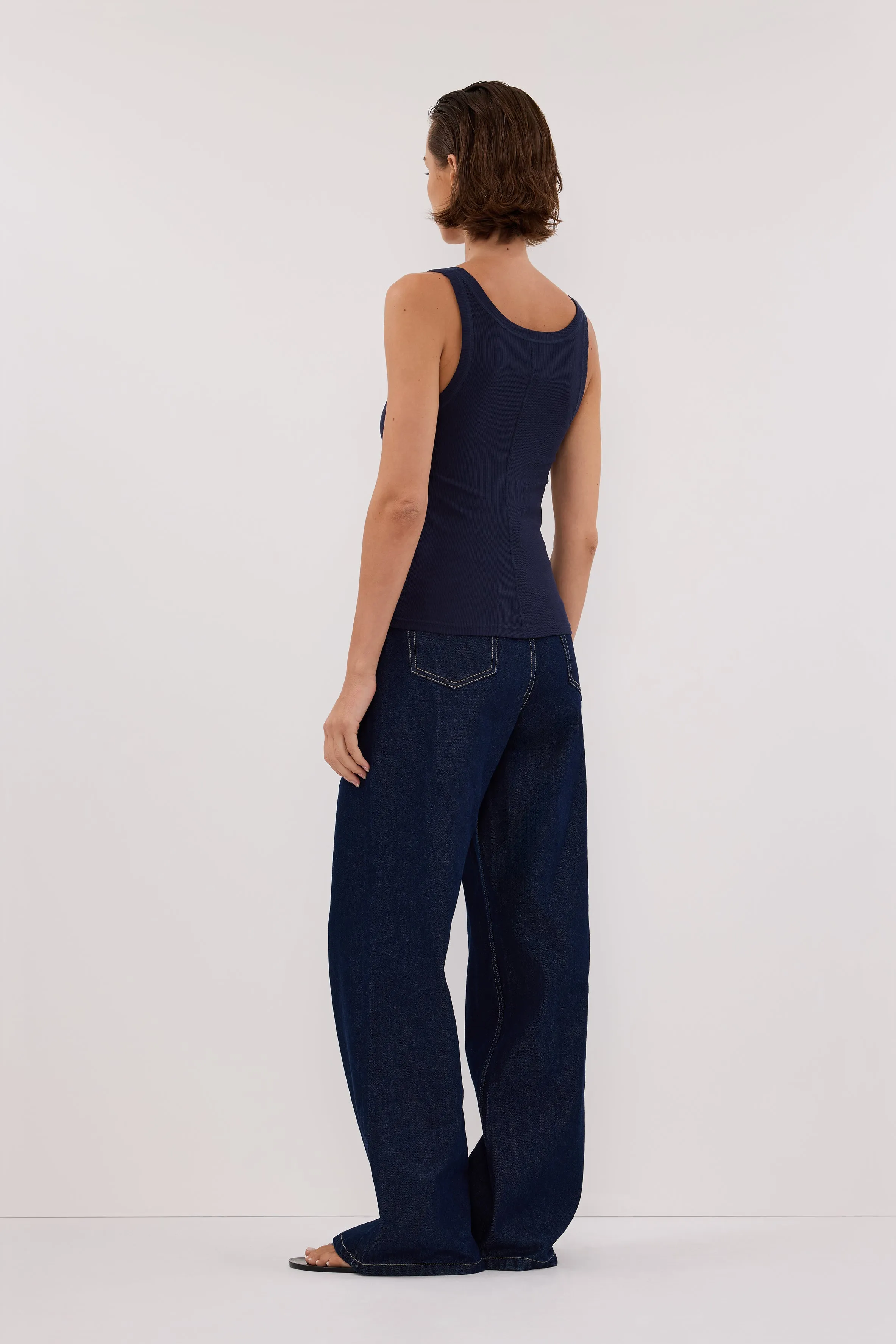 REAGAN 2.0 INDIGO TALL SLOUCHY JEAN