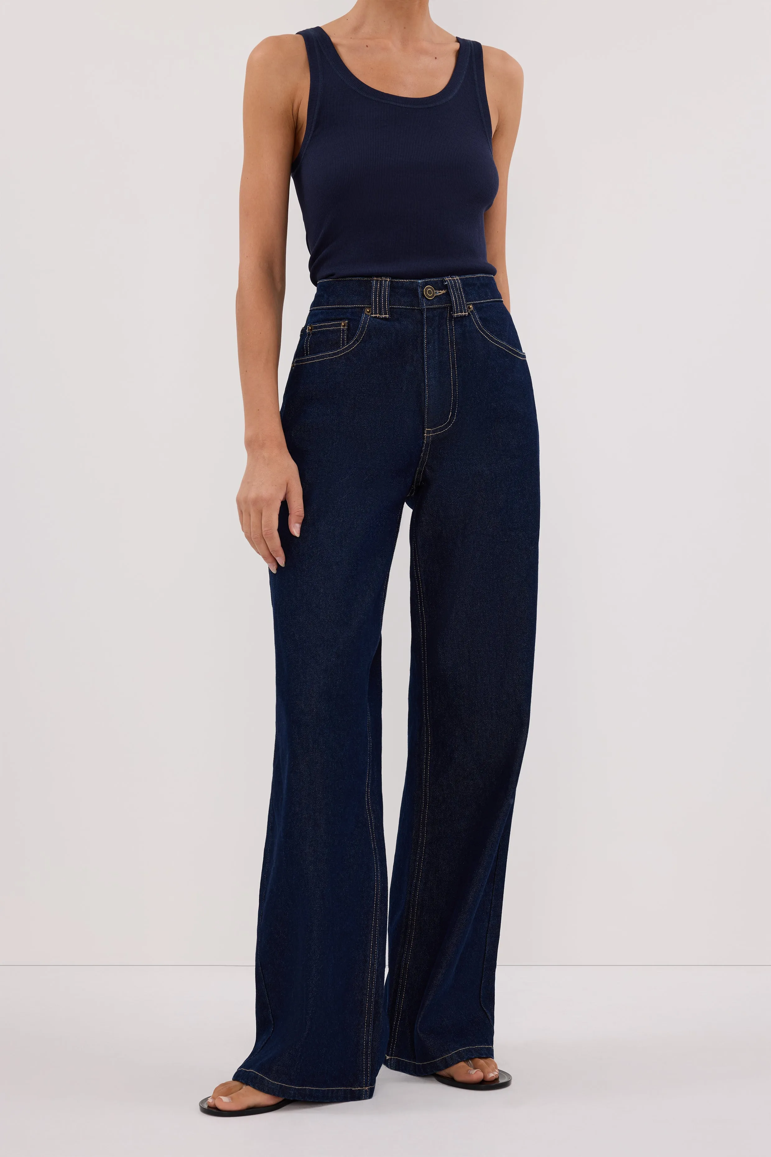 REAGAN 2.0 INDIGO TALL SLOUCHY JEAN