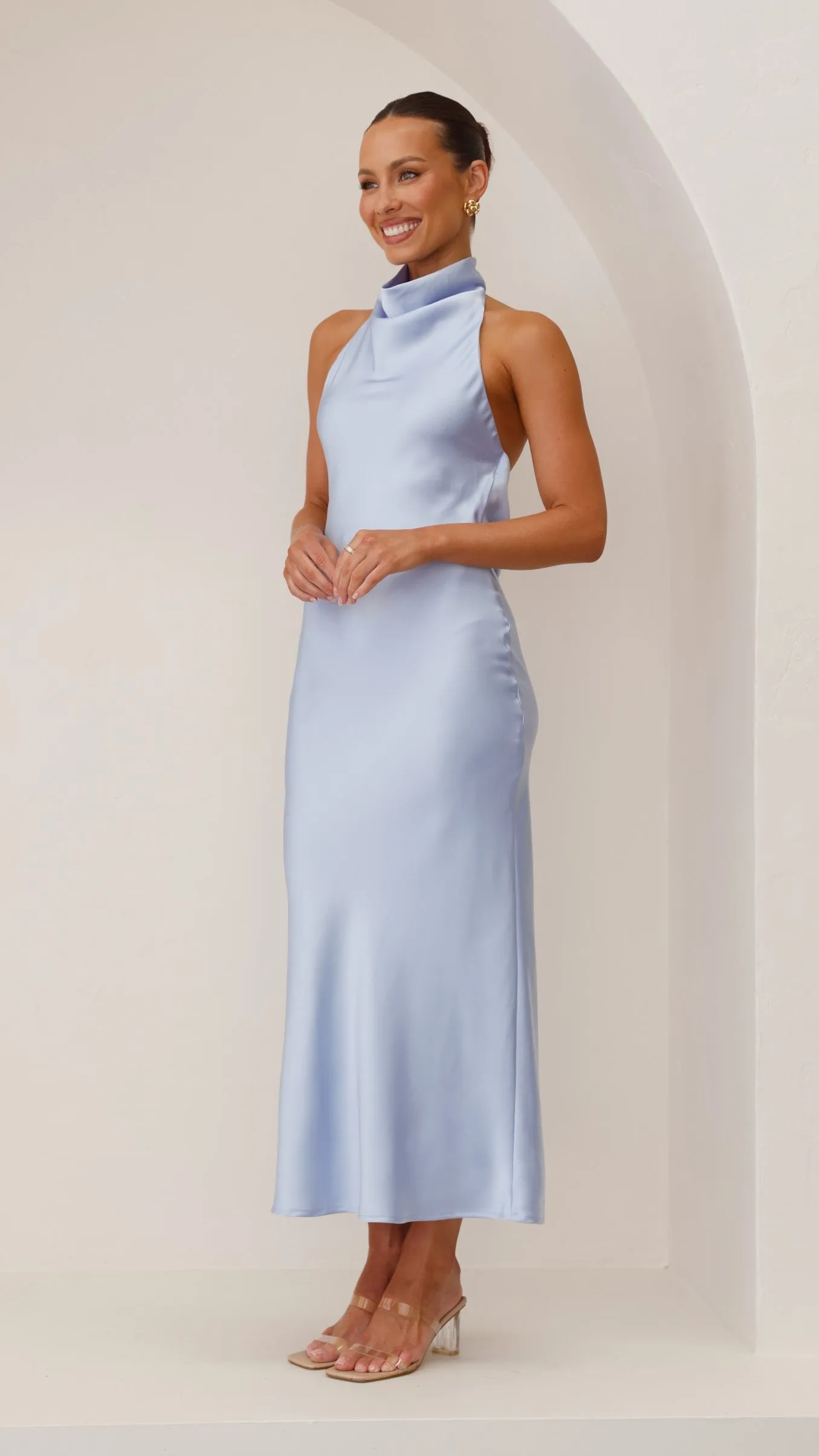 Rina Maxi Dress - Blue