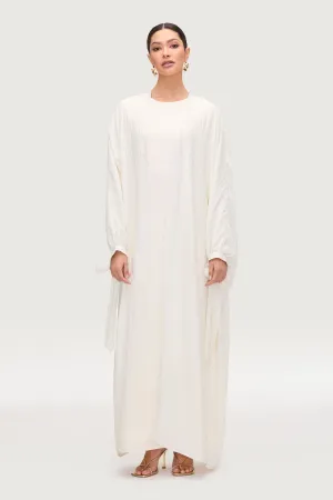 Safiyah Open Abaya - Moonbeam