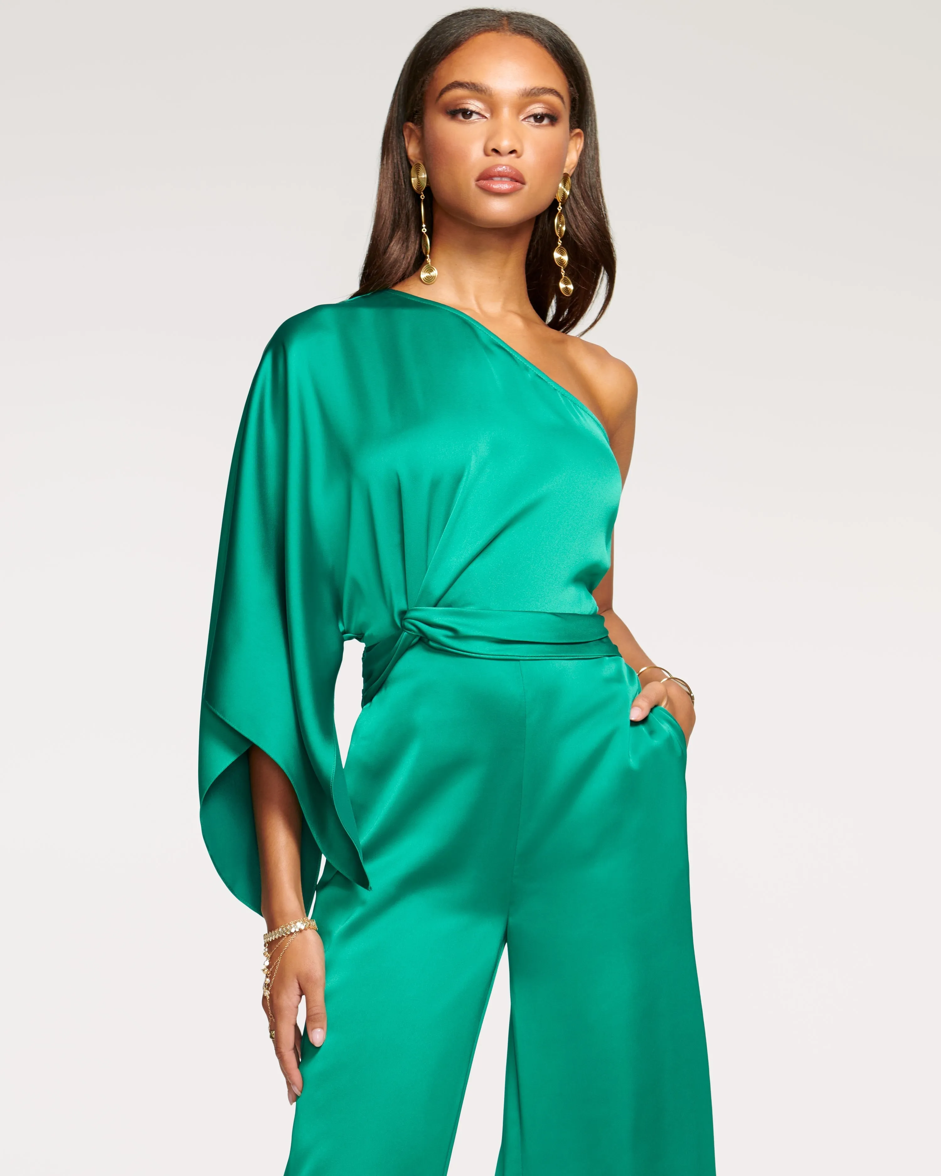 Simone One-Shoulder Jumpsuit