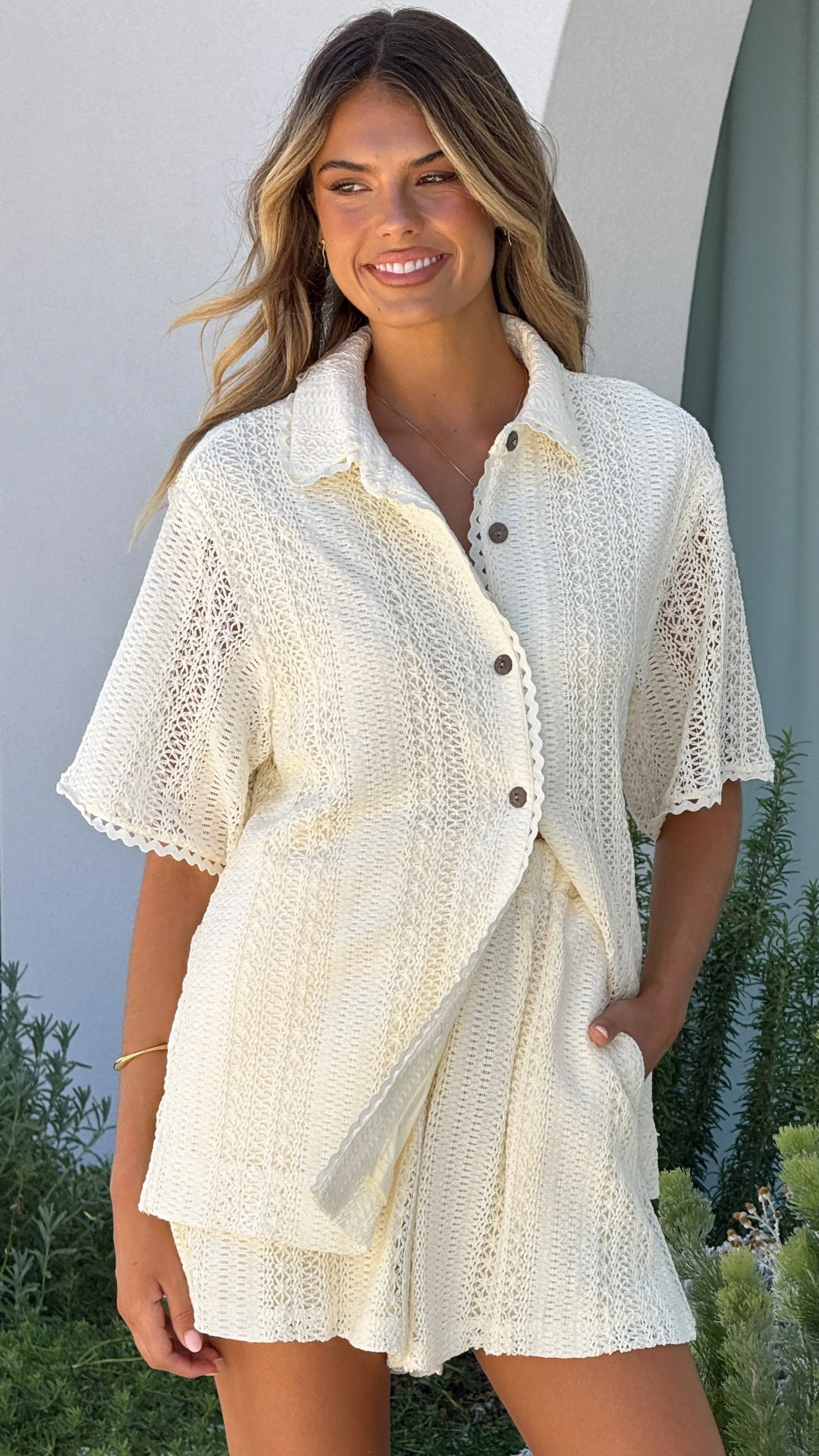 Sylvie Shorts - Oat