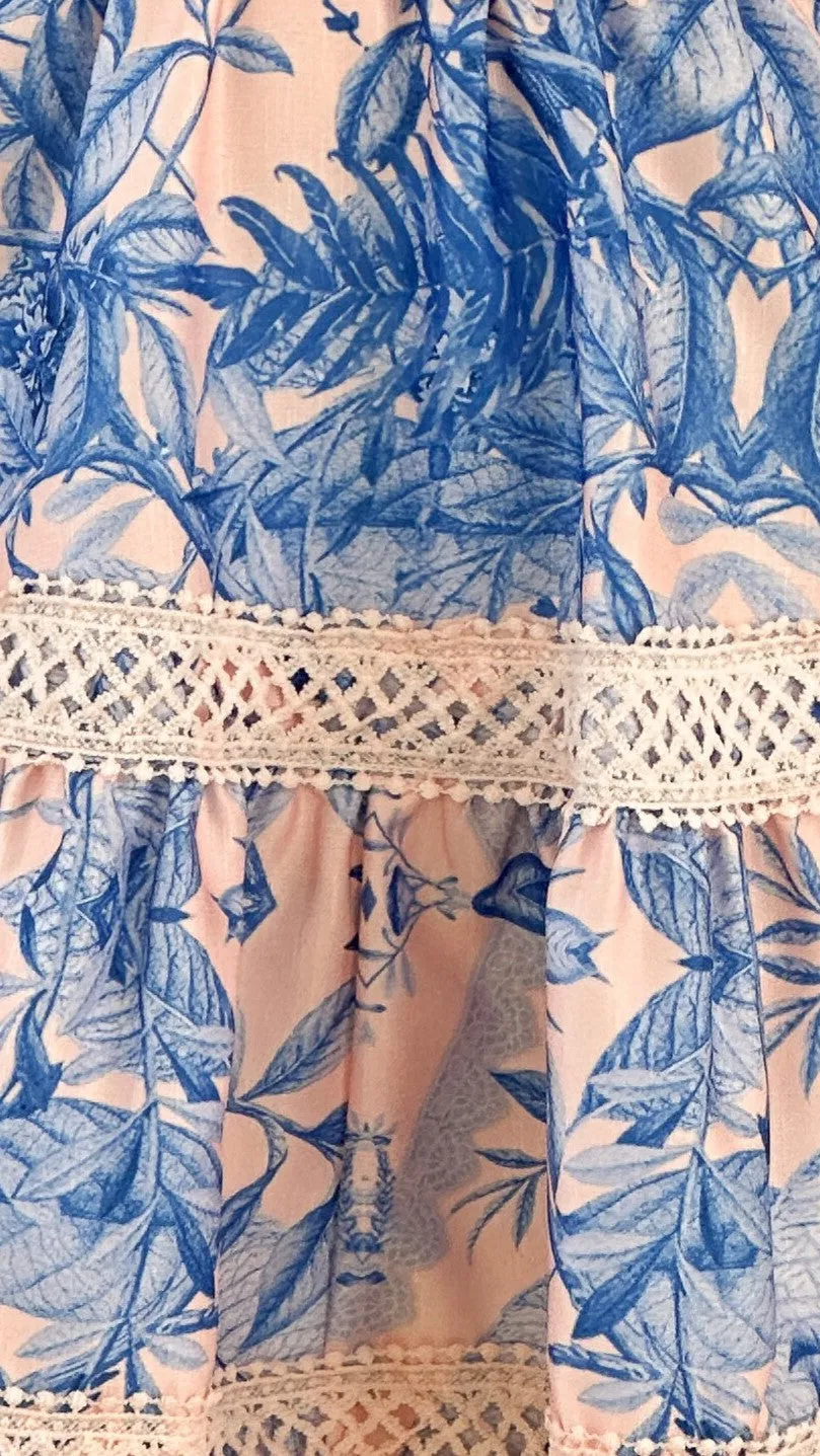 Taichi Mini Dress - Madeline Blue
