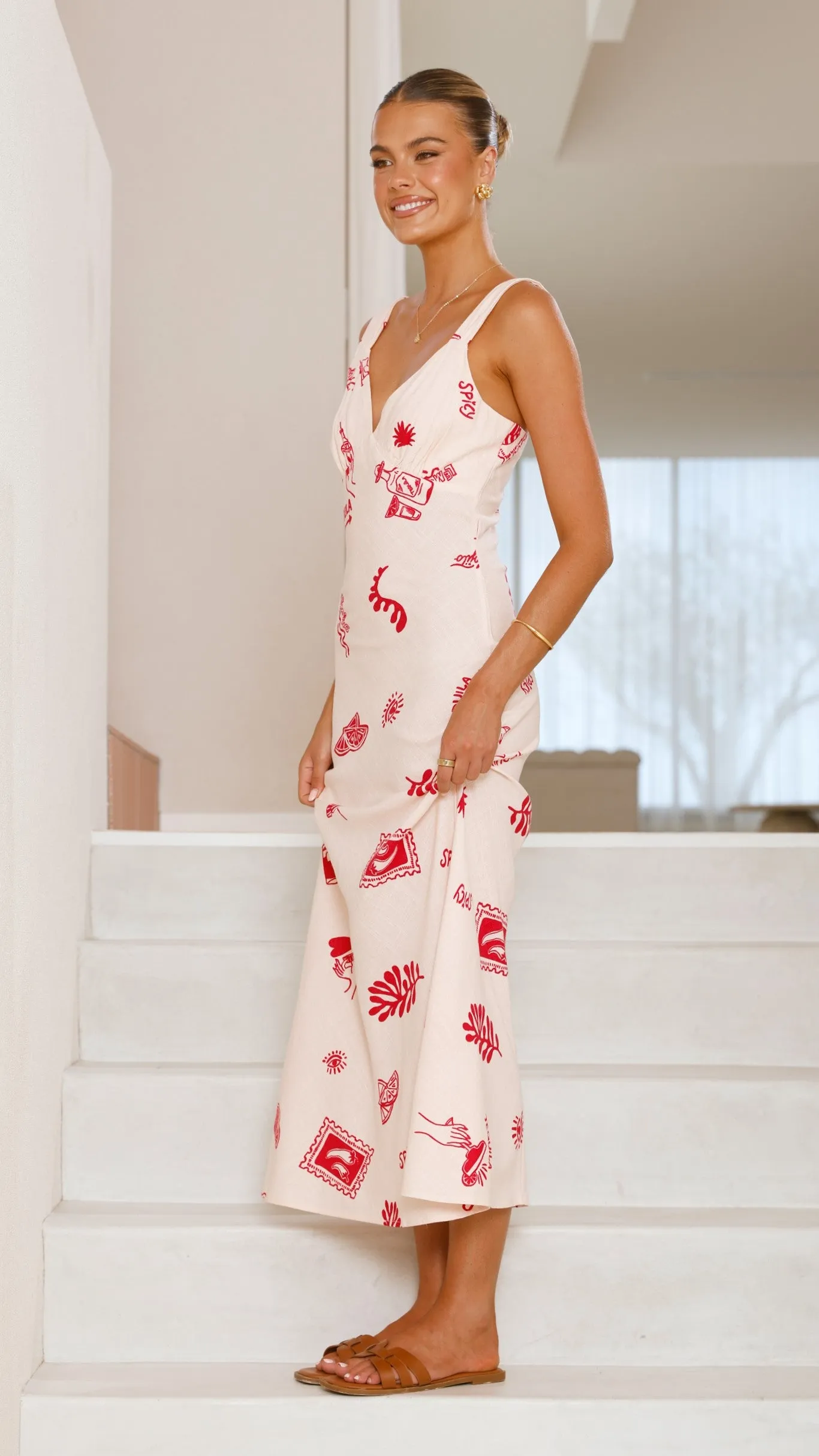 Urbana Maxi Dress - Mojito Print
